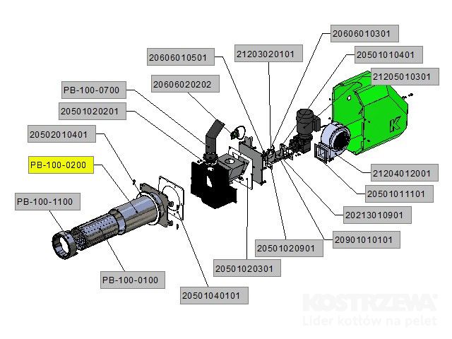 Зовнішня труба в зборі